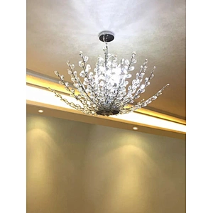 flower chandelier  High Quality LED K9 Crystal Chandelier Pendant Lamp for Hotel