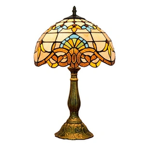Rebecca High Quality Antique Stained Glass Tiffany Table Lamp Modern Desk Lamps