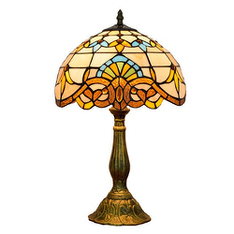 Rebecca High Quality Antique Stained Glass Tiffany Table Lamp Modern Desk Lamps