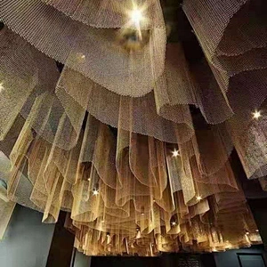 Custom Hotel Project Large Lights Lighting Chandelier Iron Curtain Chandeliers&Pendant Lights