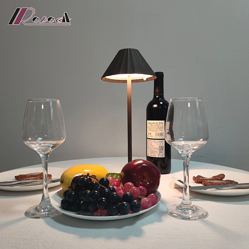 Restaurant Rechargeable Table Lamp Ip54 Modern Cordless Led Table Lamps Indoor Desk Lamp