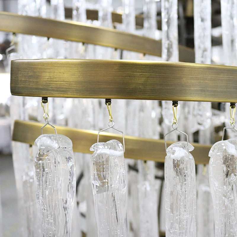 Large hotel project luxury crystal chandelier