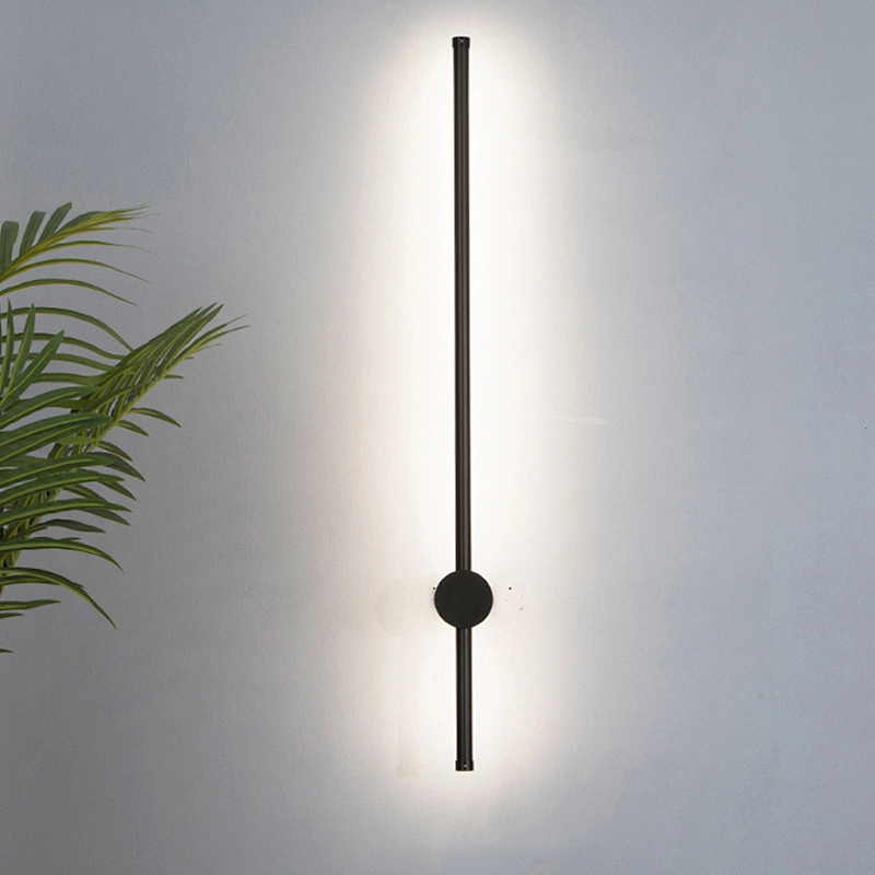 Modern design minimalist unique light living room office led wall lamp