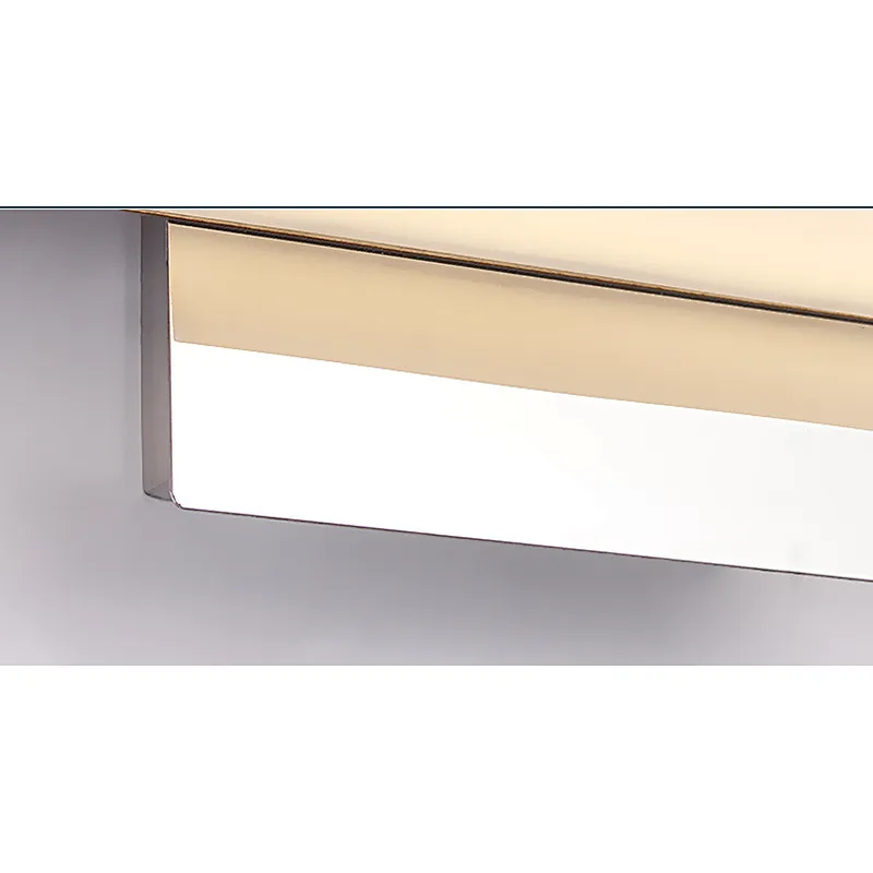 Custom Hotel Decor With Stainless Steel Mirror Wall Light Hotel Bathroom Waterproof Chrome Wall Lights 8W/14W Ip44