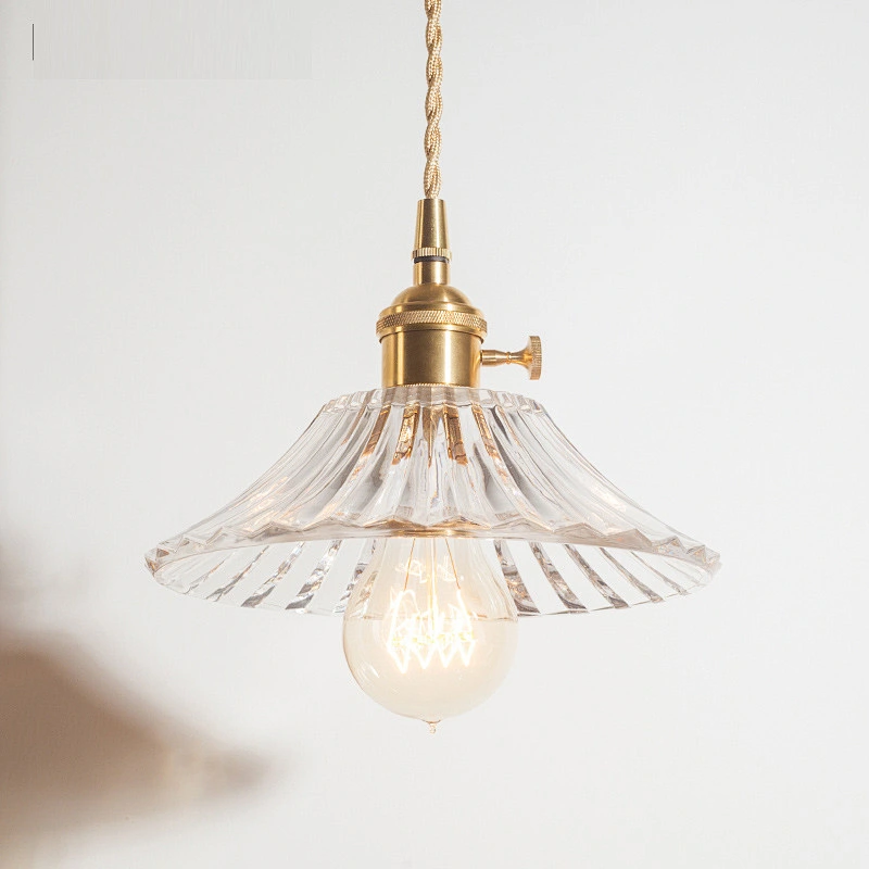 Nordic Glass Lamp Modern Simple Pendant Lamp For  Bedroom And  Headboard