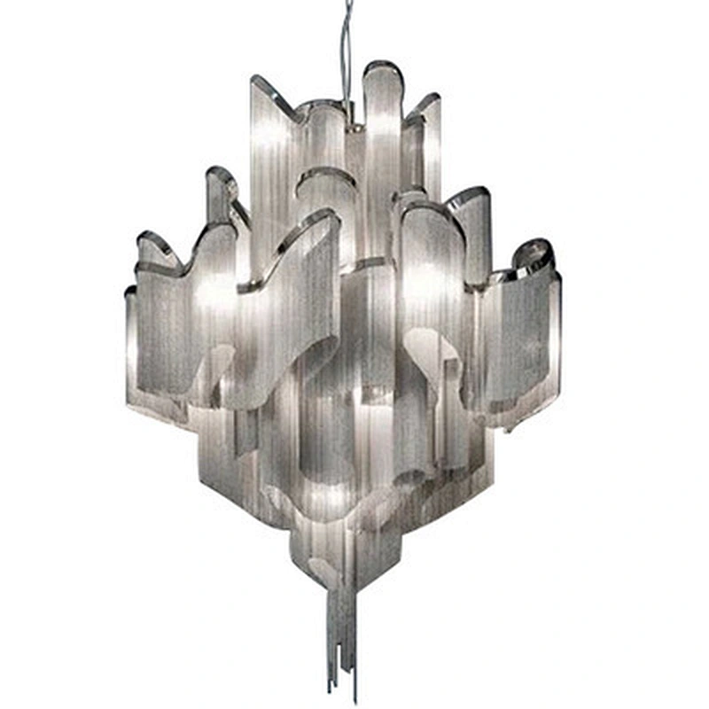 Modern Luxury Chandeliers Chain Led Ceiling Pendant Lights Creative Tassel Iron Contemporary Hotel,living Room 80 85-265V 2-year