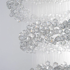 Custom design  modern designer lamps home decor luxury criytal chandelier