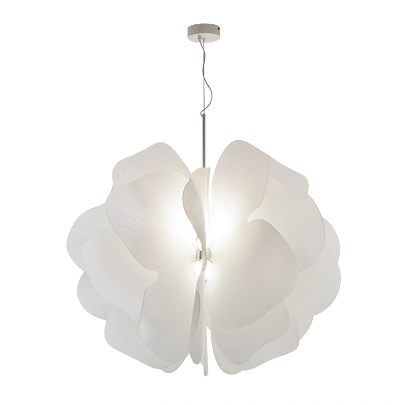 Modern Lamps Home Decor Nordic Acrylic White LED Chandelier Ceiling Pendant Light