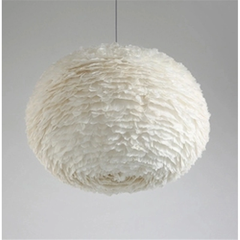 Modern nordic dandelion white goose feather pendant lamp