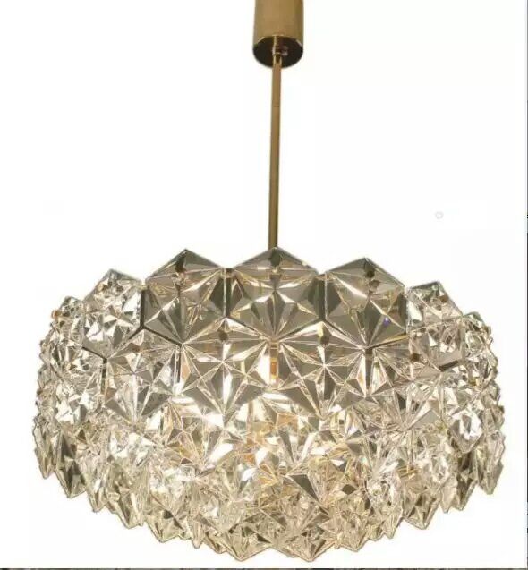 Post Modern Glass And Crystal Chandeliers Pendant Hanging Lamp For Hotel Project