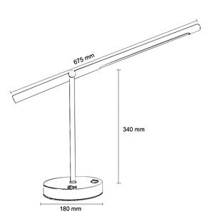 Modern nordic hotel bedside metal multifunction   led table lamp