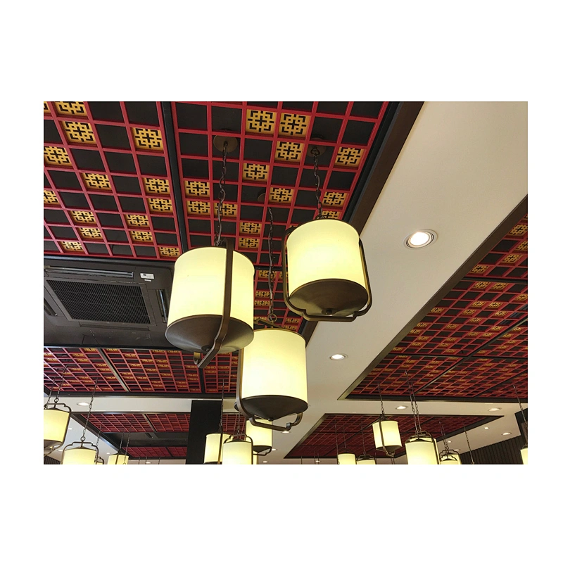 glass and iron Chinese style home restaurant or hotel pendant lamp