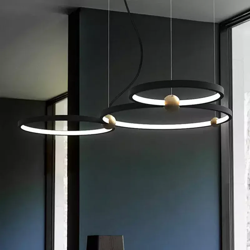 Contemporary  contracted designer  light luxury led glass ball pendant lamp