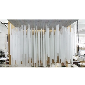 Modern Custom Large  Hotel Decorative Lighting Project Chandelier Pendant Lamps