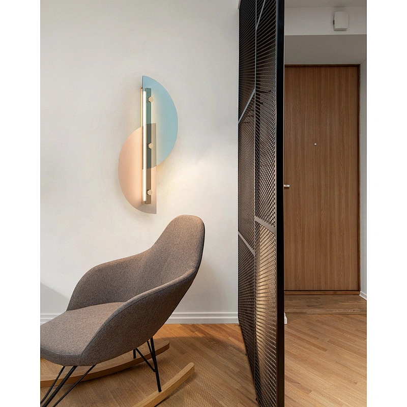 Nordic  living room dining room lighting  bedroom bedhead corridor background wall decoration LED wall lamp hotel lighting