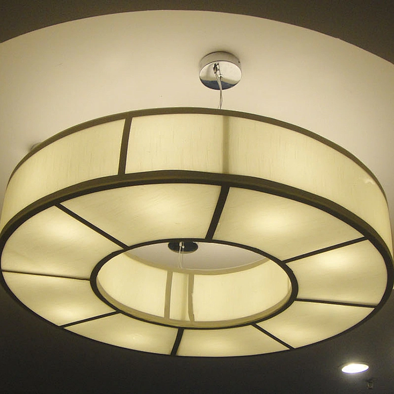 Simple And Modern Chinese Parchment Paper Art Absorbent Ceiling Lamp Villa Club Restaurant Private Engineering Decorative Lamp