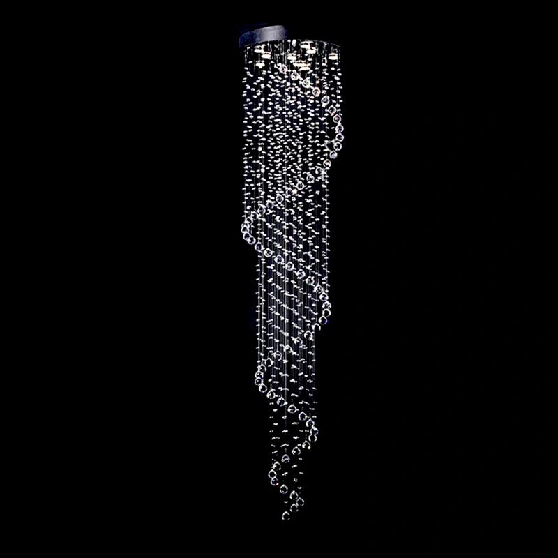 Modern Ceiling Beads Chain Luxury Lighting K9 Crystal Chandelier Contemporary Lighting and Circuitry Design,agi32 Layout 3 Years