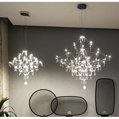 Modern Dining Room Crystal Chandelier 2021 New Living Room Lamp Villa Hotel Firefly Lamp Hotel Light Fixtures