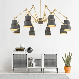 Hot- sale modern project stainless steel crystal chandelier for hotel