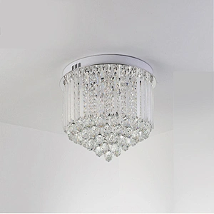 Modern luxury circular crystal indoor decorative ceiling chandelier