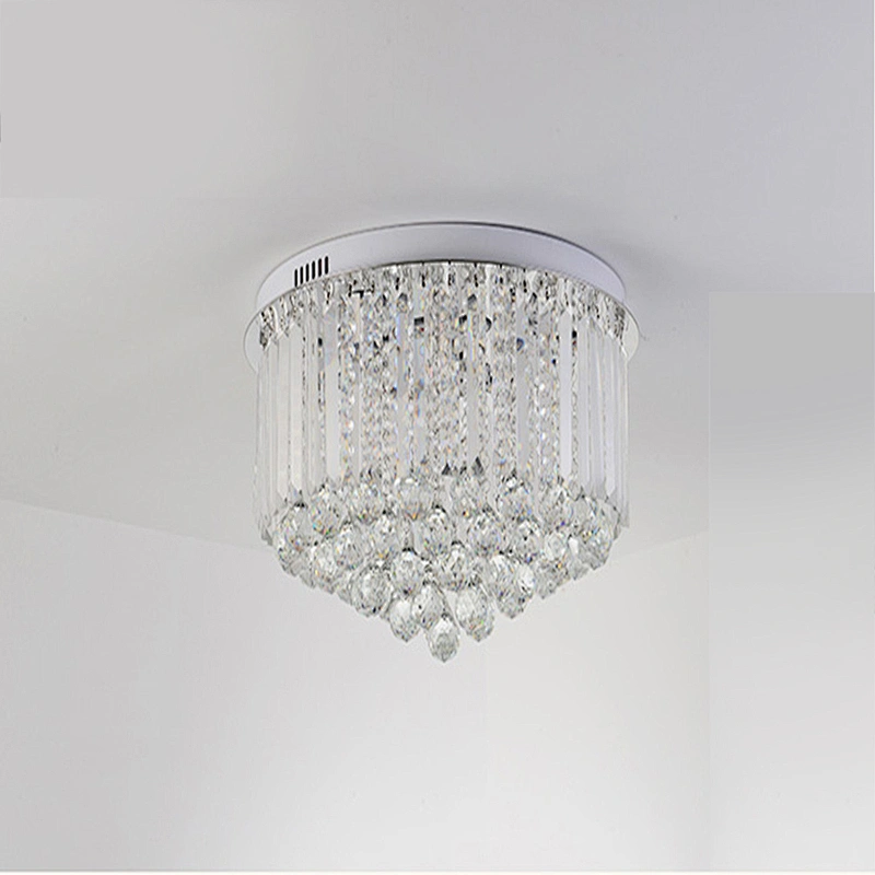 Modern luxury circular crystal indoor decorative ceiling chandelier