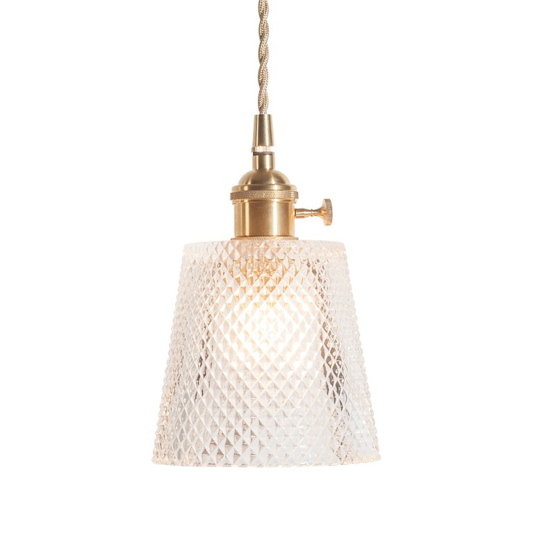 Nordic Glass Lamp Modern Simple Pendant Lamp For  Bedroom And  Headboard