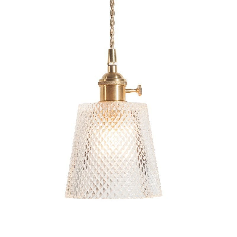 Nordic Glass Lamp Modern Simple Pendant Lamp For  Bedroom And  Headboard