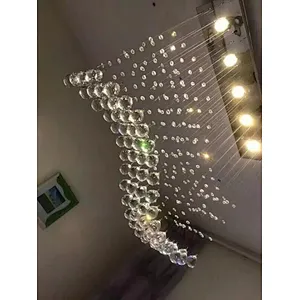 Modern Luxury Crystal Chandelier Pendant Lamp for Restaurant