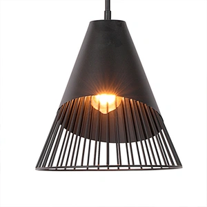 Modern decorative lighting black light restaurant iron pendant lamp for bar