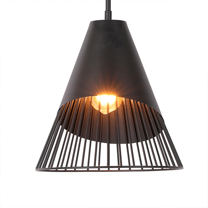 Modern decorative lighting black light restaurant iron pendant lamp for bar