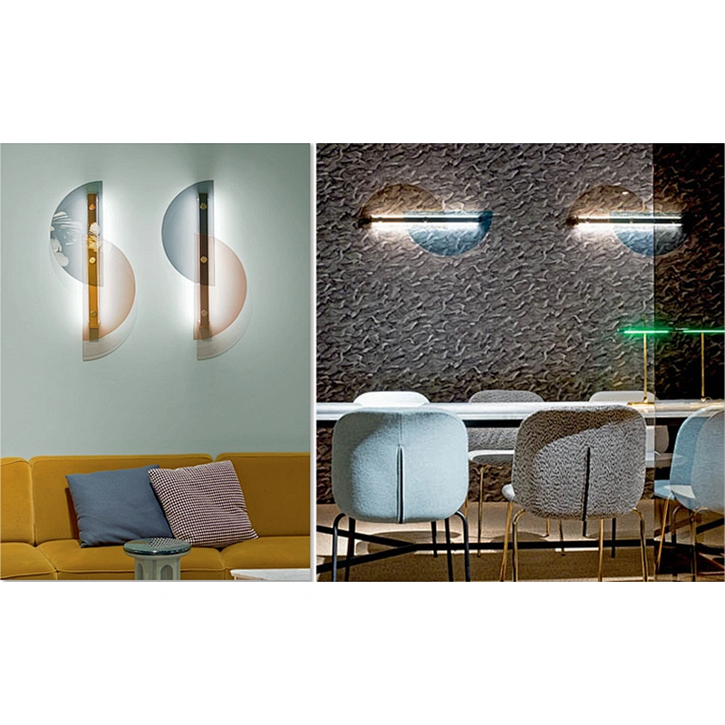 Nordic  living room dining room lighting  bedroom bedhead corridor background wall decoration LED wall lamp hotel lighting