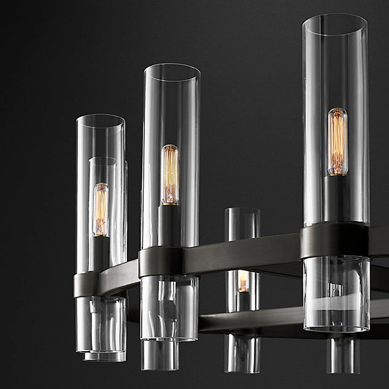 Modern large pendant lighting luxury brass glass chandelier pendant lights