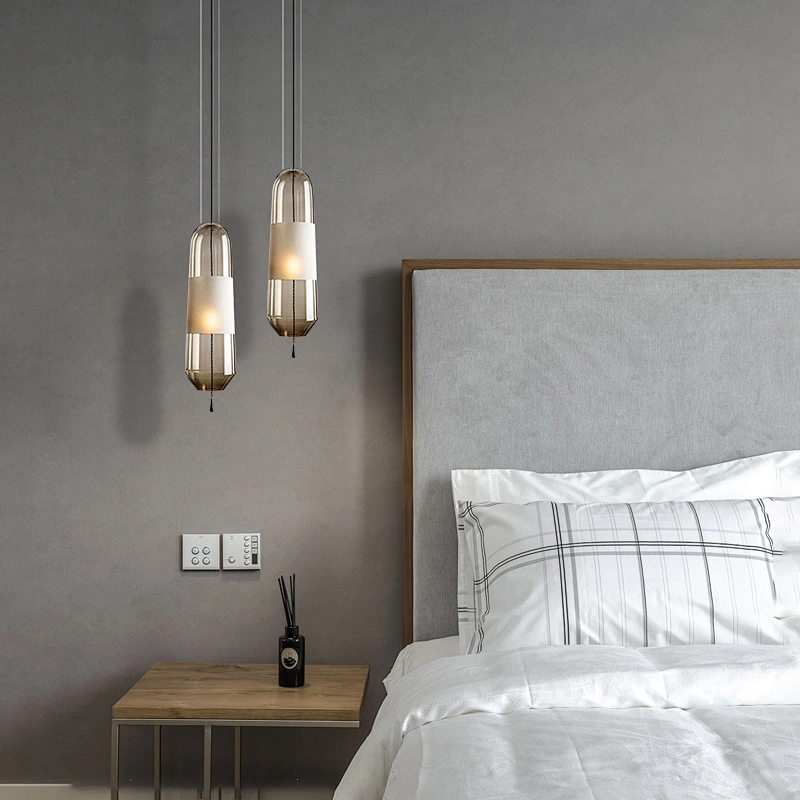 Modern Hotel Lobby Chandelier Light Creative Bedroom Bedside Sitting Room Sofa Background Model Lamp Hotel Light Fixtures LED 90