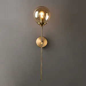 Nordic creative modern simple wall lamp for living room bedroom bedside lamp