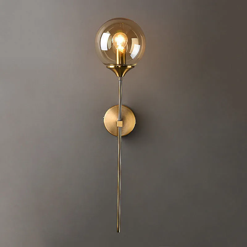 Nordic creative modern simple wall lamp for living room bedroom bedside lamp