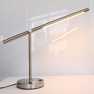 Modern nordic hotel bedside metal multifunction   led table lamp