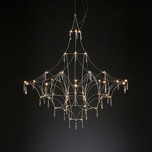 Modern Dining Room Crystal Chandelier 2021 New Living Room Lamp Villa Hotel Firefly Lamp Hotel Light Fixtures