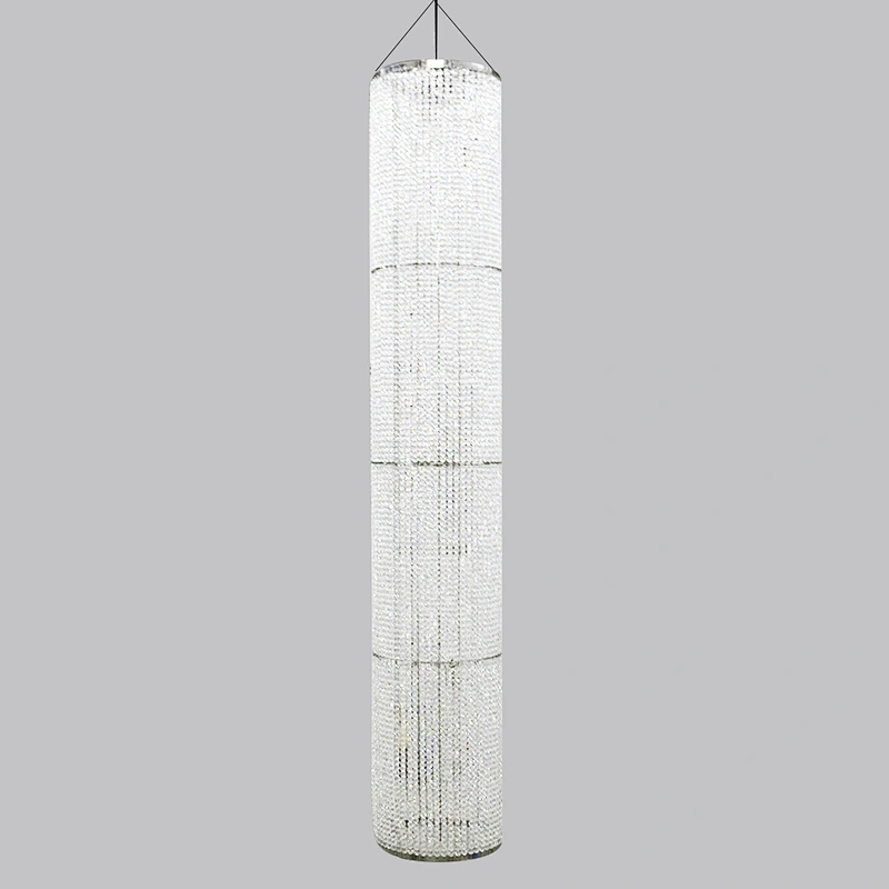 Modern hotel custom  decoration luxury led crystal ball pendant light chandelier lighting