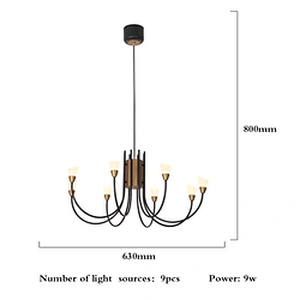 Modern Nordic style decoration pendant light led chandelier lighting