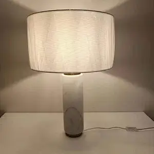 Modern designer marble table lamp Nordic bedroom study table lamp hotel custom bedside table lamp