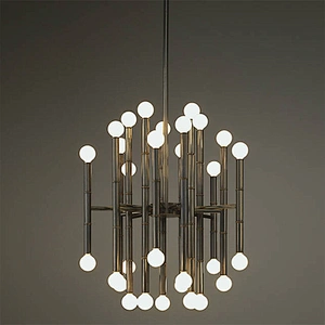 Modern Gold Branch Nordic Creative Bamboo Festival Chandelier Pendant Lights
