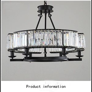 American crystal Pendant Lights Indoor Chandeliers with forging