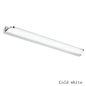 Modern stainless steel led wall lamp bathroom bedroom makeup  vanity mirror light