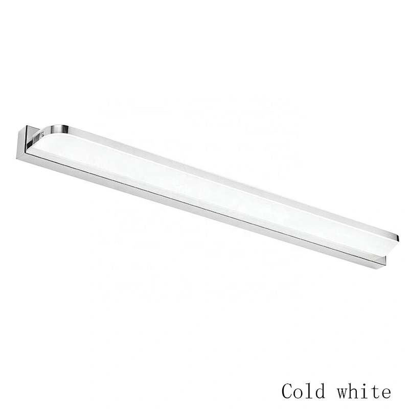 Modern stainless steel led wall lamp bathroom bedroom makeup  vanity mirror light