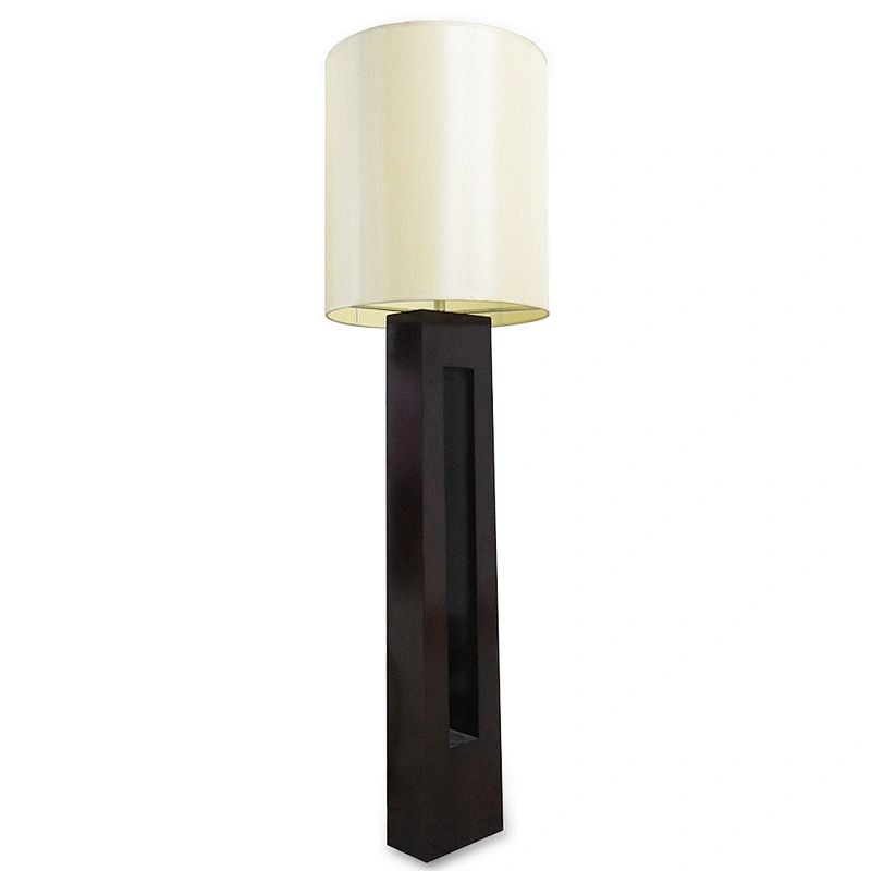 Modern hotel room interior decoration lighting wooden floor lamp