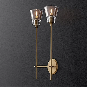 Nordic Modern Living Room Bedroom Aisle Bedside Lamp Hotel Crystal Glass Wall Lamp