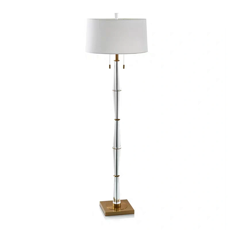 Modern designer hotel lighting standing lights crystal floor lamp