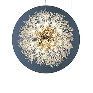 Modern restaurant dandelion chandelier  hotel ceiling crystal chandelier