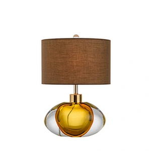Modern Luxury Hotel Living Room Bedroom Bedside Table Lamp Seiko Glass Led Table Lamp
