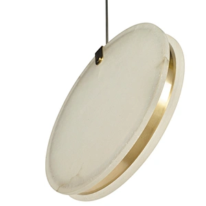 Modern nordic marble stair round ceiling led chandelier